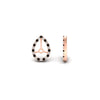 Load image into Gallery viewer, pear-halo-earring-black-diamond-for-2-carat-jackets-in-rose-gold-fdearpe9677gblackangle4-2.00ct-nl-rg