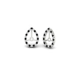 Load image into Gallery viewer, pear-halo-earring-black-diamond-for-2-carat-jackets-in-white-gold-fdearpe9677gblackangle1-2.00ct-nl-wg