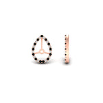 Load image into Gallery viewer, pear-halo-earring-black-diamond-for-3-carat-jackets-in-rose-gold-fdearpe9677gblackangle4-3.00ct-nl-rg.jpg?v=1763036625