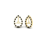 Load image into Gallery viewer, pear-halo-earring-black-diamond-for-3-carat-jackets-in-yellow-gold-fdearpe9677gblackangle1-3.00ct-nl-yg.jpg?v=1763036626