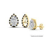 Load image into Gallery viewer, pear-halo-earring-black-diamond-for-3-carat-jackets-in-yellow-gold-fdearpe9677gblackangle3-3.00ct-nl-yg.jpg?v=1763036626
