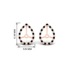 Load image into Gallery viewer, pear-halo-earring-black-diamond-for-4-carat-jackets-in-rose-gold-fdearpe9677gblackangle2-4.00ct-nl-rg-hw.jpg?v=1763037096