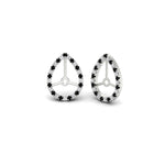 Load image into Gallery viewer, pear-halo-earring-black-diamond-for-4-carat-jackets-in-white-gold-fdearpe9677gblackangle1-4.00ct-nl-wg.jpg?v=1763037096