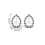 Load image into Gallery viewer, pear-halo-earring-black-diamond-for-4-carat-jackets-in-white-gold-fdearpe9677gblackangle2-4.00ct-nl-wg-hw.jpg?v=1763037097