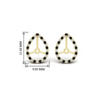Load image into Gallery viewer, pear-halo-earring-black-diamond-for-4-carat-jackets-in-yellow-gold-fdearpe9677gblackangle2-4.00ct-nl-yg-hw.jpg?v=1763037097