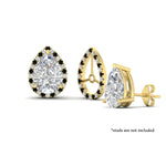Load image into Gallery viewer, pear-halo-earring-black-diamond-for-4-carat-jackets-in-yellow-gold-fdearpe9677gblackangle3-4.00ct-nl-yg.jpg?v=1763037097