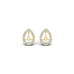 Load image into Gallery viewer, pear-halo-earring-diamond-for-1-carat-jackets-in-yellow-gold-fdearpe9677angle2-1.00ct-nl-yg.jpg?v=1763036619