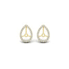 Load image into Gallery viewer, pear-halo-earring-diamond-for-2-carat-jackets-in-yellow-gold-fdearpe9677angle2-2.00ct-nl-yg