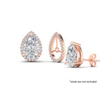 Load image into Gallery viewer, pear-halo-earring-diamond-for-3-carat-jackets-in-rose-gold-fdearpe9677angle3-3.00ct-nl-rg.jpg?v=1763036626