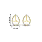 Load image into Gallery viewer, pear-halo-earring-diamond-for-3-carat-jackets-in-yellow-gold-fdearpe9677angle2-3.00ct-nl-yg-hw.jpg?v=1763036626
