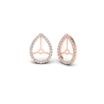 Load image into Gallery viewer, pear-halo-earring-diamond-for-4-carat-jackets-in-rose-gold-fdearpe9677angle1-4.00ct-nl-rg.jpg?v=1763037096