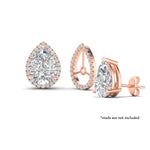 Load image into Gallery viewer, pear-halo-earring-diamond-for-4-carat-jackets-in-rose-gold-fdearpe9677angle3-4.00ct-nl-rg.jpg?v=1763037096