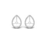 Load image into Gallery viewer, pear-halo-earring-diamond-for-4-carat-jackets-in-white-gold-fdearpe9677angle2-4.00ct-nl-wg.jpg?v=1763037096