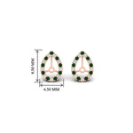 Load image into Gallery viewer, pear-halo-earring-emerald-for-1-carat-jackets-in-rose-gold-fdearpe9677gemgrangle2-1.00ct-nl-rg-hw.jpg?v=1763036620