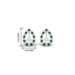 Load image into Gallery viewer, pear-halo-earring-emerald-for-1-carat-jackets-in-white-gold-fdearpe9677gemgrangle2-1.00ct-nl-wg-hw.jpg?v=1763036619