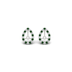 Load image into Gallery viewer, pear-halo-earring-emerald-for-1-carat-jackets-in-white-gold-fdearpe9677gemgrangle2-1.00ct-nl-wg.jpg?v=1763036620