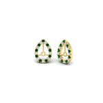 Load image into Gallery viewer, pear-halo-earring-emerald-for-1-carat-jackets-in-yellow-gold-fdearpe9677gemgrangle1-1.00ct-nl-yg.jpg?v=1763036619
