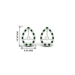 Load image into Gallery viewer, pear-halo-earring-emerald-for-2-carat-jackets-in-white-gold-fdearpe9677gemgrangle2-2.00ct-nl-wg-hw