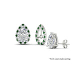 Load image into Gallery viewer, pear-halo-earring-emerald-for-2-carat-jackets-in-white-gold-fdearpe9677gemgrangle3-2.00ct-nl-wg-lg1