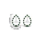 Load image into Gallery viewer, pear-halo-earring-emerald-for-3-carat-jackets-in-white-gold-fdearpe9677gemgrangle2-3.00ct-nl-wg-hw.jpg?v=1763036626