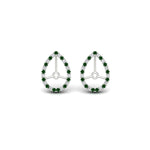Load image into Gallery viewer, pear-halo-earring-emerald-for-3-carat-jackets-in-white-gold-fdearpe9677gemgrangle2-3.00ct-nl-wg.jpg?v=1763036626