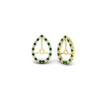 Load image into Gallery viewer, pear-halo-earring-emerald-for-3-carat-jackets-in-yellow-gold-fdearpe9677gemgrangle1-3.00ct-nl-yg.jpg?v=1763036626
