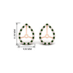 Load image into Gallery viewer, pear-halo-earring-emerald-for-4-carat-jackets-in-rose-gold-fdearpe9677gemgrangle2-4.00ct-nl-rg-hw.jpg?v=1763037097