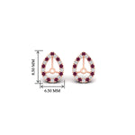 Load image into Gallery viewer, pear-halo-earring-pink-sapphire-for-1-carat-jackets-in-rose-gold-fdearpe9677gsadrpiangle2-1.00ct-nl-rg-hw.jpg?v=1763036620