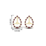 Load image into Gallery viewer, pear-halo-earring-pink-sapphire-for-3-carat-jackets-in-yellow-gold-fdearpe9677gsadrpiangle2-3.00ct-nl-yg-hw.jpg?v=1763036626