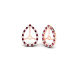 Load image into Gallery viewer, pear-halo-earring-pink-sapphire-for-4-carat-jackets-in-rose-gold-fdearpe9677gsadrpiangle1-4.00ct-nl-rg.jpg?v=1763037096