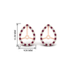 Load image into Gallery viewer, pear-halo-earring-pink-sapphire-for-4-carat-jackets-in-rose-gold-fdearpe9677gsadrpiangle2-4.00ct-nl-rg-hw.jpg?v=1763037096