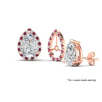 Load image into Gallery viewer, pear-halo-earring-pink-sapphire-for-4-carat-jackets-in-rose-gold-fdearpe9677gsadrpiangle3-4.00ct-nl-rg-lg1.jpg?v=1763037095