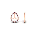 Load image into Gallery viewer, pear-halo-earring-pink-sapphire-for-4-carat-jackets-in-rose-gold-fdearpe9677gsadrpiangle4-4.00ct-nl-rg.jpg?v=1763037096