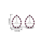 Load image into Gallery viewer, pear-halo-earring-pink-sapphire-for-4-carat-jackets-in-white-gold-fdearpe9677gsadrpiangle2-4.00ct-nl-wg-hw.jpg?v=1763037096