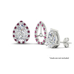 Load image into Gallery viewer, pear-halo-earring-pink-sapphire-for-4-carat-jackets-in-white-gold-fdearpe9677gsadrpiangle3-4.00ct-nl-wg.jpg?v=1763037097