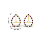 Load image into Gallery viewer, pear-halo-earring-pink-sapphire-for-4-carat-jackets-in-yellow-gold-fdearpe9677gsadrpiangle2-4.00ct-nl-yg-hw.jpg?v=1763037096