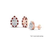 Load image into Gallery viewer, pear-halo-earring-ruby-for-1-carat-jackets-in-rose-gold-fdearpe9677grudrangle3-1.00ct-nl-rg-lg1.jpg?v=1763036619