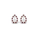 Load image into Gallery viewer, pear-halo-earring-ruby-for-1-carat-jackets-in-white-gold-fdearpe9677grudrangle2-1.00ct-nl-wg.jpg?v=1763036620