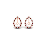 Load image into Gallery viewer, pear-halo-earring-ruby-for-2-carat-jackets-in-rose-gold-fdearpe9677grudrangle2-2.00ct-nl-rg