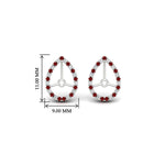 Load image into Gallery viewer, pear-halo-earring-ruby-for-3-carat-jackets-in-white-gold-fdearpe9677grudrangle2-3.00ct-nl-wg-hw.jpg?v=1763036626