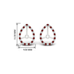 Load image into Gallery viewer, pear-halo-earring-ruby-for-4-carat-jackets-in-white-gold-fdearpe9677grudrangle2-4.00ct-nl-wg-hw.jpg?v=1763037096