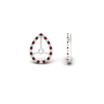 Load image into Gallery viewer, pear-halo-earring-ruby-for-4-carat-jackets-in-white-gold-fdearpe9677grudrangle4-4.00ct-nl-wg.jpg?v=1763037096