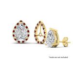 Load image into Gallery viewer, pear-halo-earring-ruby-for-4-carat-jackets-in-yellow-gold-fdearpe9677grudrangle3-4.00ct-nl-yg.jpg?v=1763037097