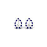 Load image into Gallery viewer, pear-halo-earring-sapphire-for-1-carat-jackets-in-white-gold-fdearpe9677gsablangle2-1.00ct-nl-wg.jpg?v=1763036619