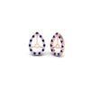 Load image into Gallery viewer, pear-halo-earring-sapphire-for-2-carat-jackets-in-rose-gold-fdearpe9677gsablangle1-2.00ct-nl-rg