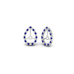 Load image into Gallery viewer, pear-halo-earring-sapphire-for-2-carat-jackets-in-white-gold-fdearpe9677gsablangle1-2.00ct-nl-wg