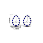 Load image into Gallery viewer, pear-halo-earring-sapphire-for-3-carat-jackets-in-white-gold-fdearpe9677gsablangle2-3.00ct-nl-wg-hw.jpg?v=1763036626