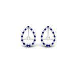 Load image into Gallery viewer, pear-halo-earring-sapphire-for-3-carat-jackets-in-white-gold-fdearpe9677gsablangle2-3.00ct-nl-wg.jpg?v=1763036625