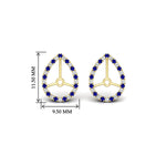 Load image into Gallery viewer, pear-halo-earring-sapphire-for-4-carat-jackets-in-yellow-gold-fdearpe9677gsablangle2-4.00ct-nl-yg-hw.jpg?v=1763037096