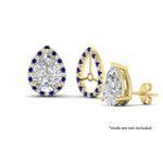 Load image into Gallery viewer, pear-halo-earring-sapphire-for-4-carat-jackets-in-yellow-gold-fdearpe9677gsablangle3-4.00ct-nl-yg.jpg?v=1763037097